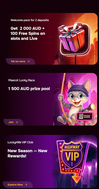 LuckyHills Casino
